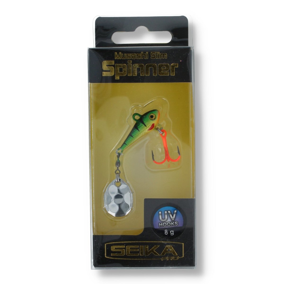 Seika Pro Musashi Slim Spinner 8g Power Perch (8g) - Kunstköder