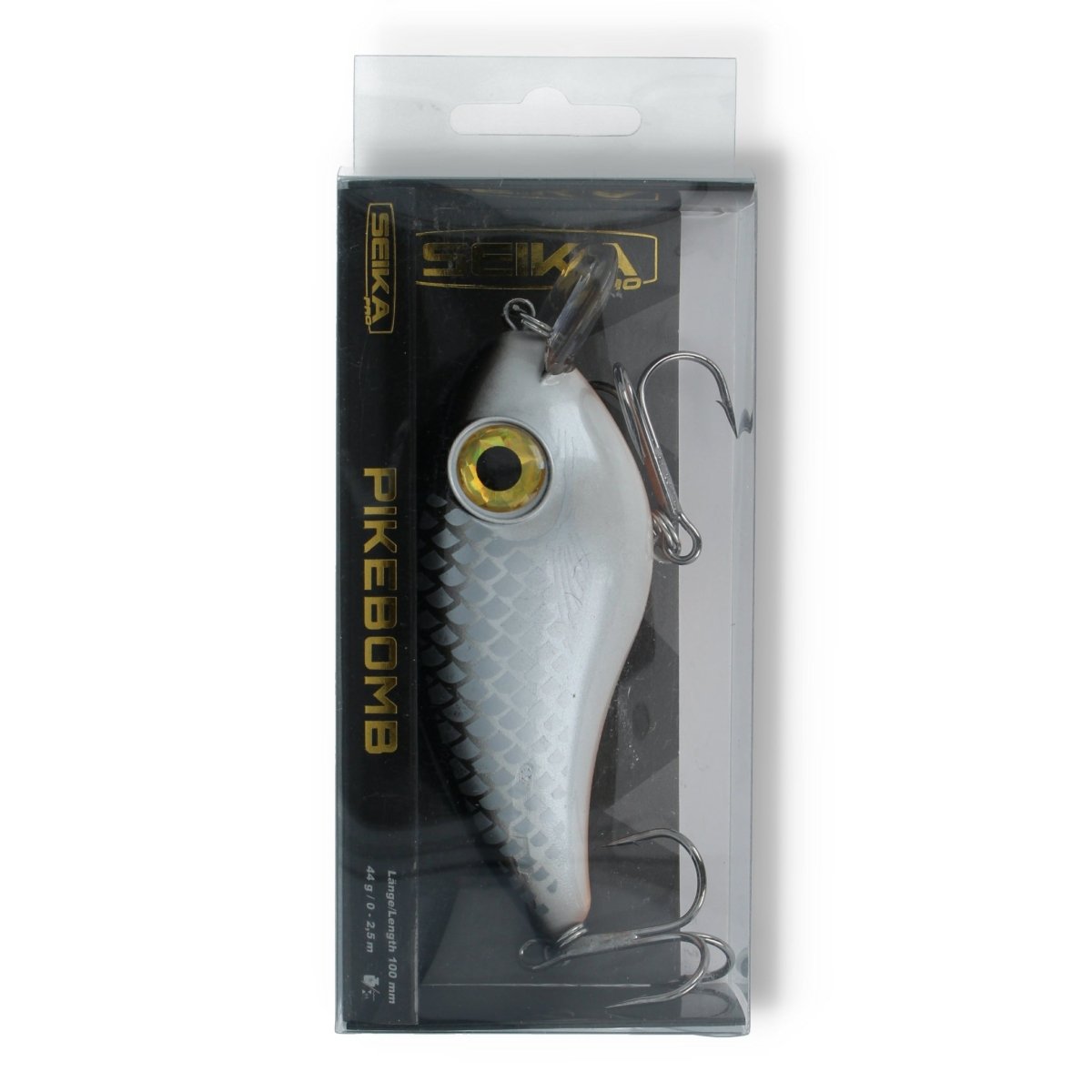 Seika Pro Pikebomb 4" White Fish - Kunstköder