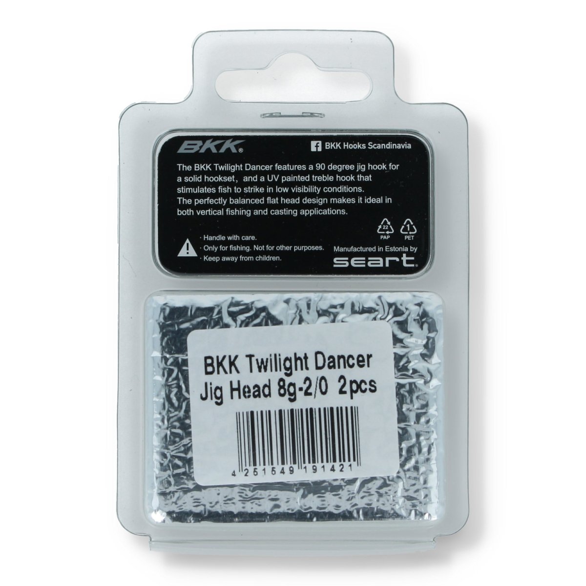 BKK Twilight Dancer Jig Head 8g 2/0 - Haken & Zubehör