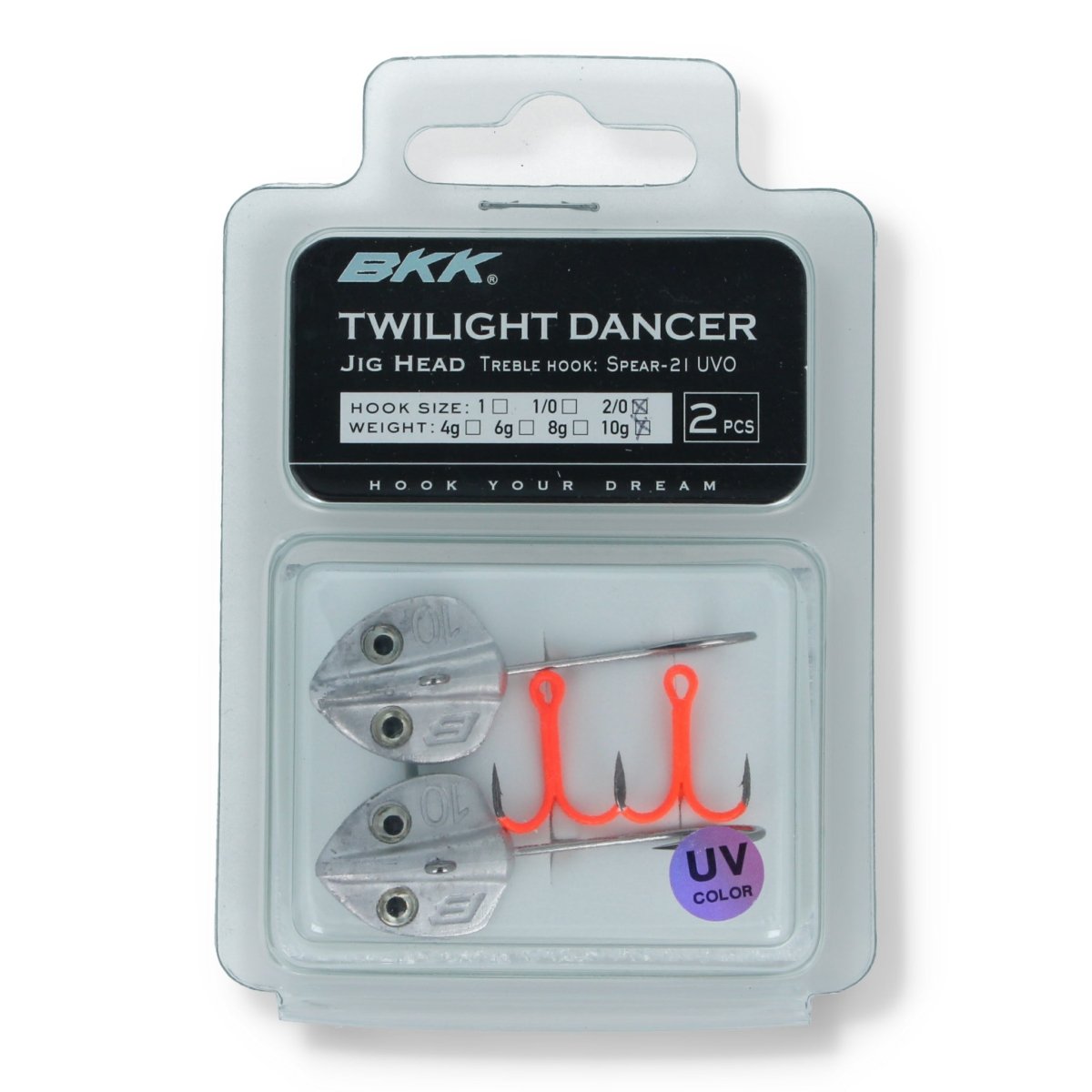 BKK Twilight Dancer Jig Head 10g 2/0 - Haken & Zubehör