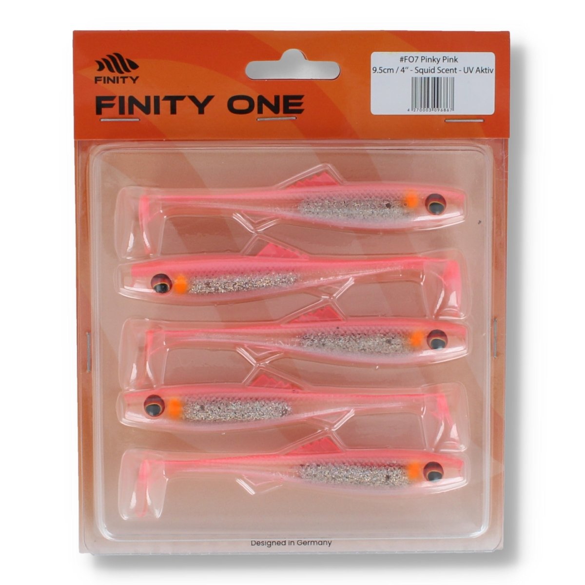Finity One 4" (10cm) 10 Dark Perch - Kunstköder