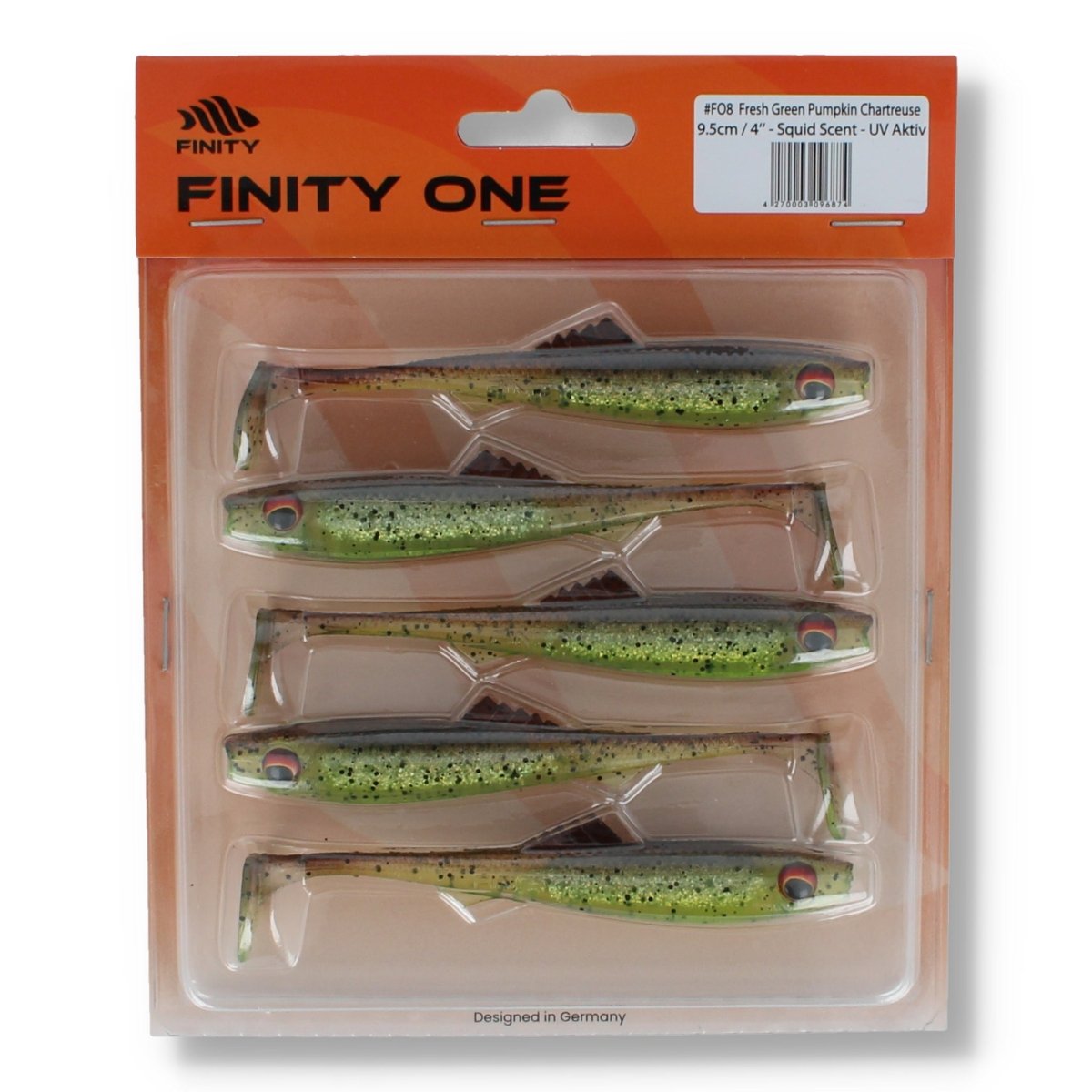 Finity One 4" (10cm) 10 Dark Perch - Kunstköder