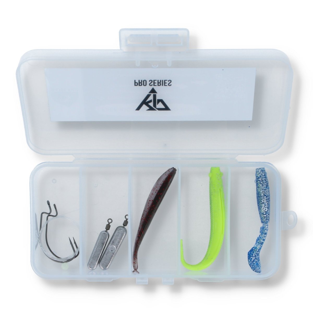 Major Fish Free Rig Set Ready To Fish Mix - Kunstköder