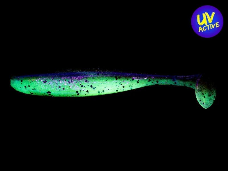 Keitech Easy Shiner 4,5" (11,5cm) Green Pumpkin Chartreuse - Kunstköder