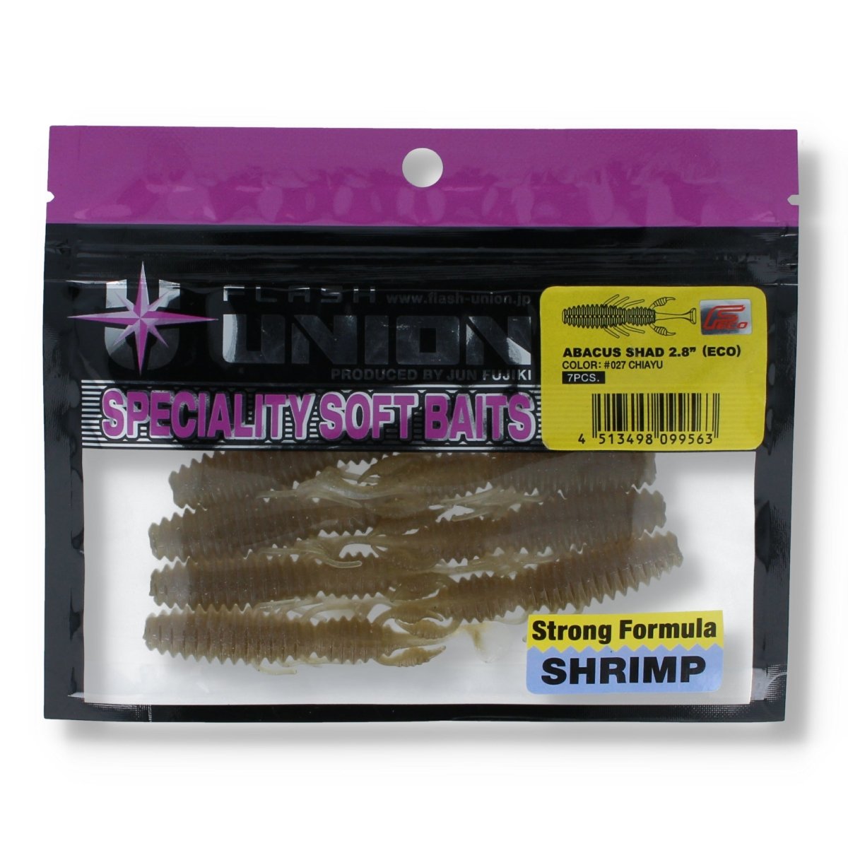 Flash Union Abacus Shad 2,8" 027 Chiayu - Kunstköder