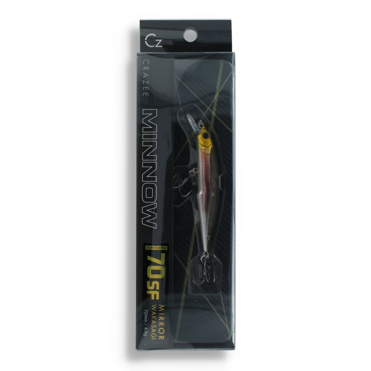 A - Tec Crazee Minnow 70SF 2,8" Mirror Wakasagi - Kunstköder