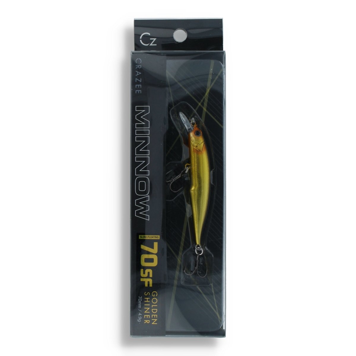 A - Tec Crazee Minnow 70SF 2,8" Golden Shiner - Kunstköder