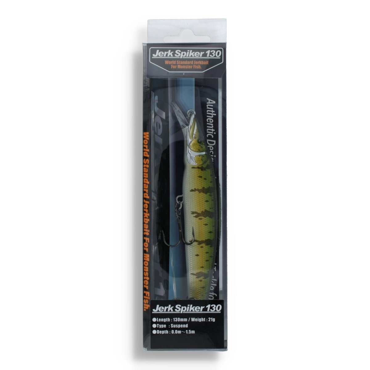 Adusta Jerk Spiker 130 5,1" Yellow Perch - Kunstköder
