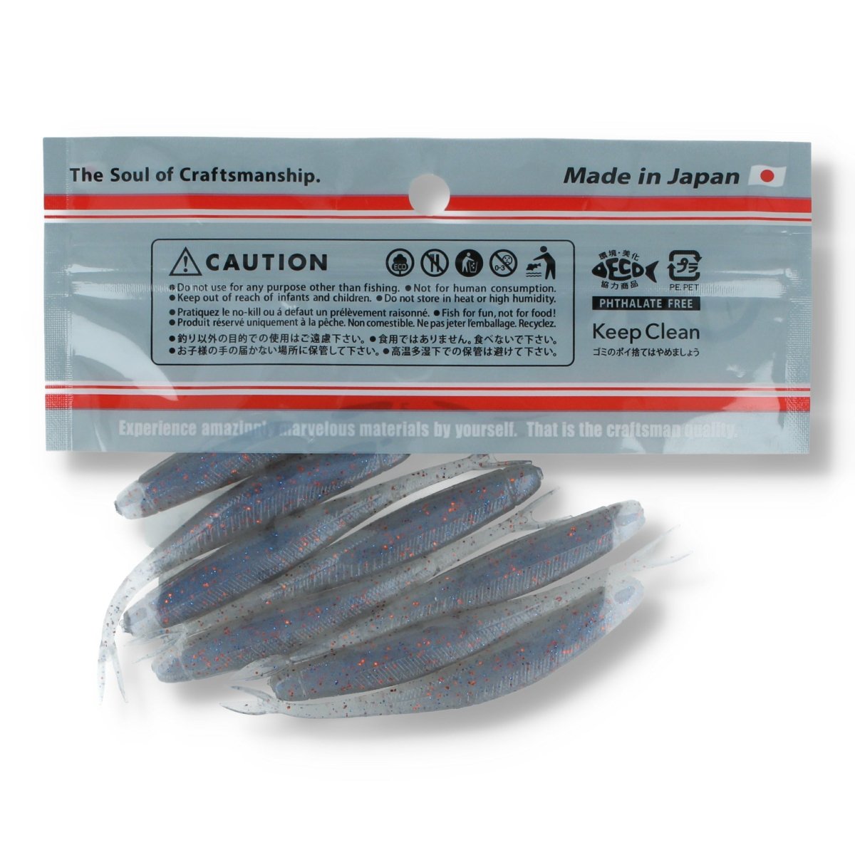 Noike Split Leaf Tail Minnow 3,5" Papa Roach - Kunstköder