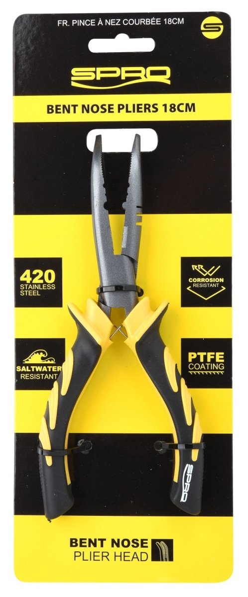Spro Bent Long Nose Pliers 18cm - Haken & Zubehör