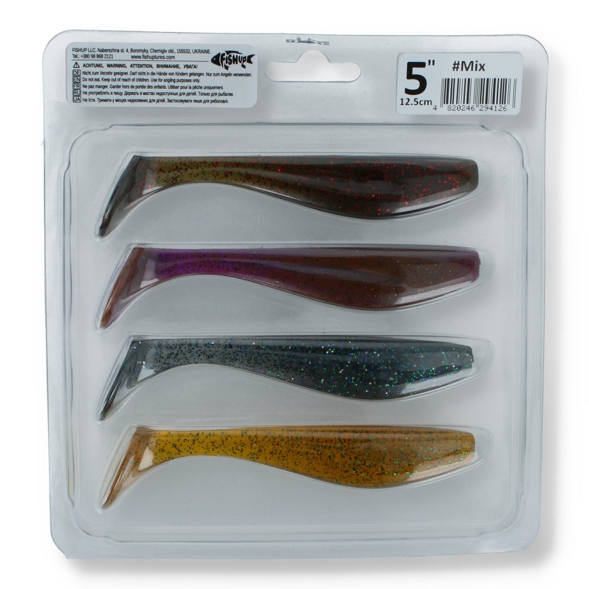 Fish Up Wizzle Shad 5" Mix - Kunstköder