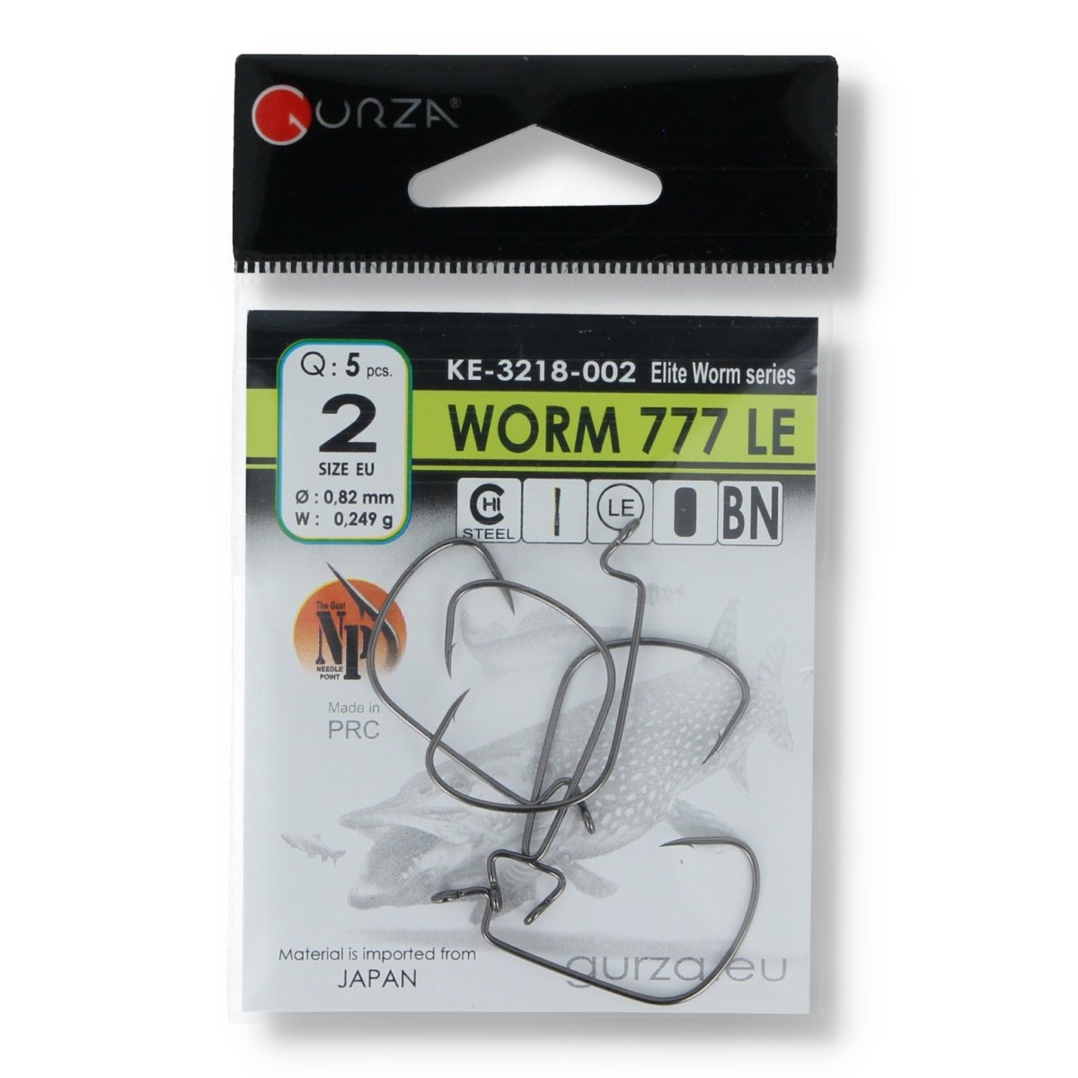 Gurza Worm 777LE Hooks 2 - Haken & Zubehör