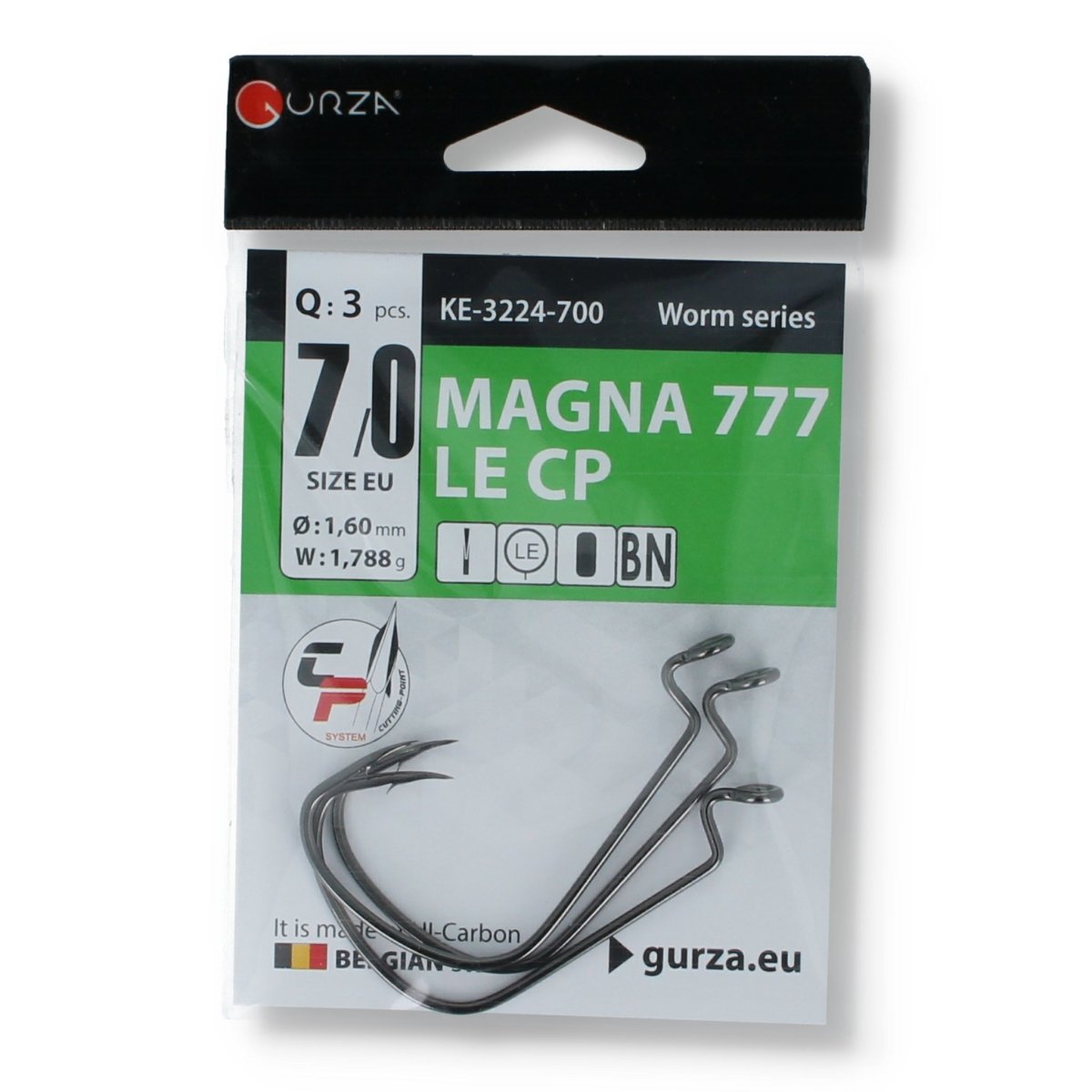 Gurza Magna 777 LE CP Offset Haken 7/0 - Haken & Zubehör