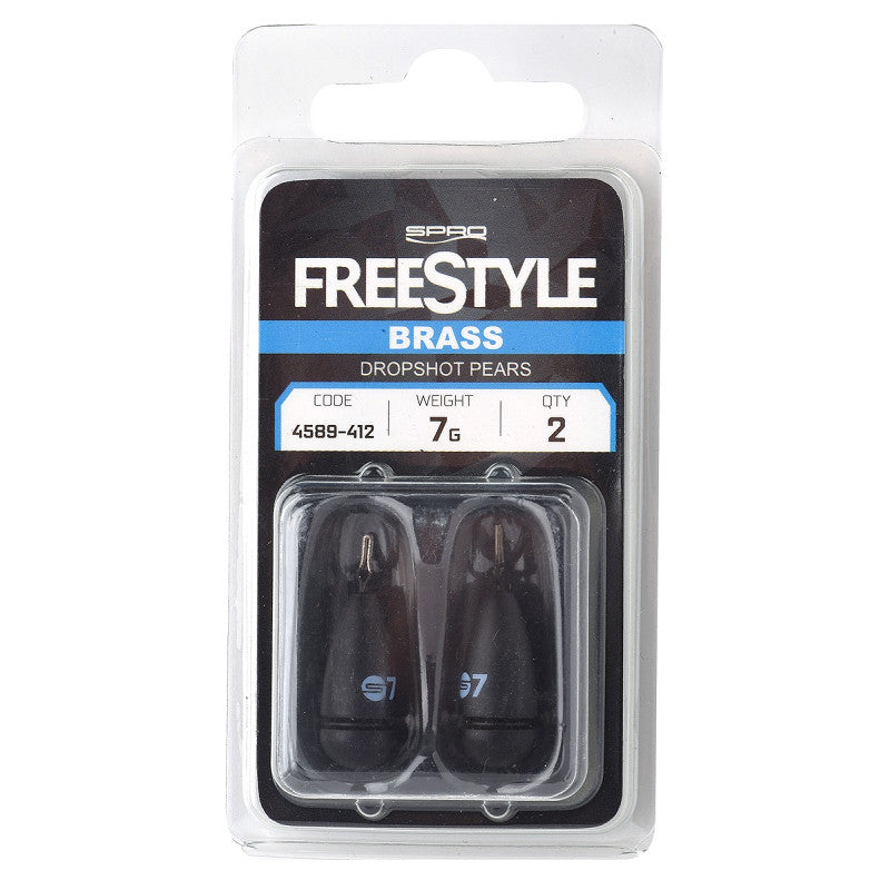 Spro Freestyle Dropshot Pear Brass