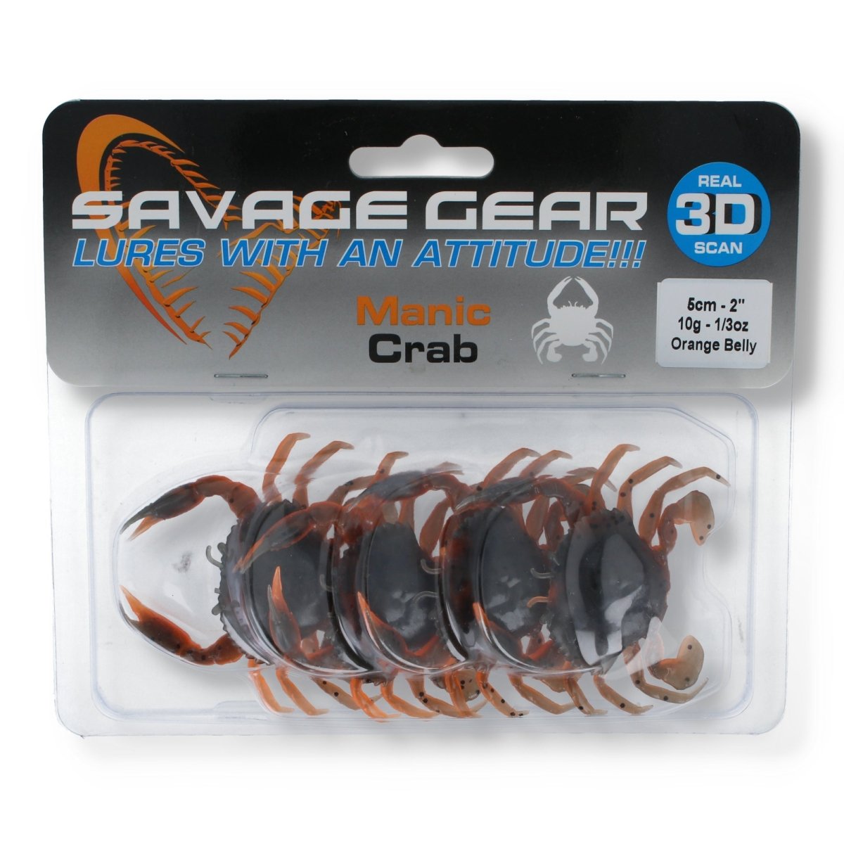 Savage Gear Manic Crab 2" Orange Belly Crab - Kunstköder