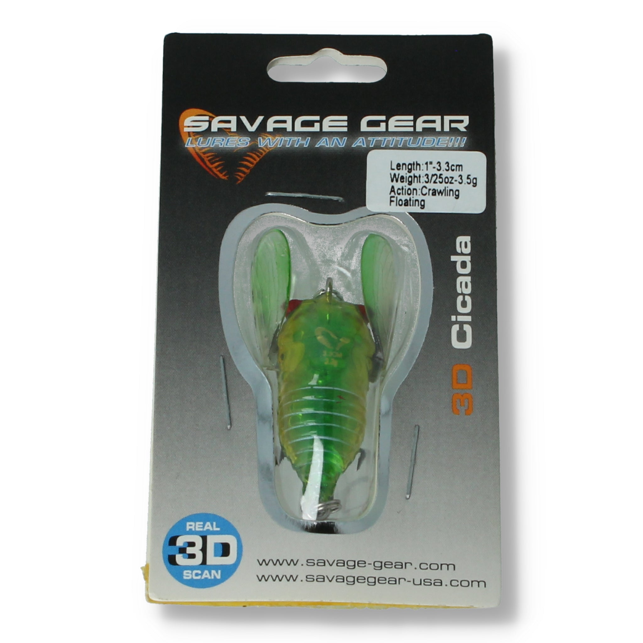 Savage Gear 3D Cicada 3,3 cm – Oberflächenköder für Forelle & Barsch