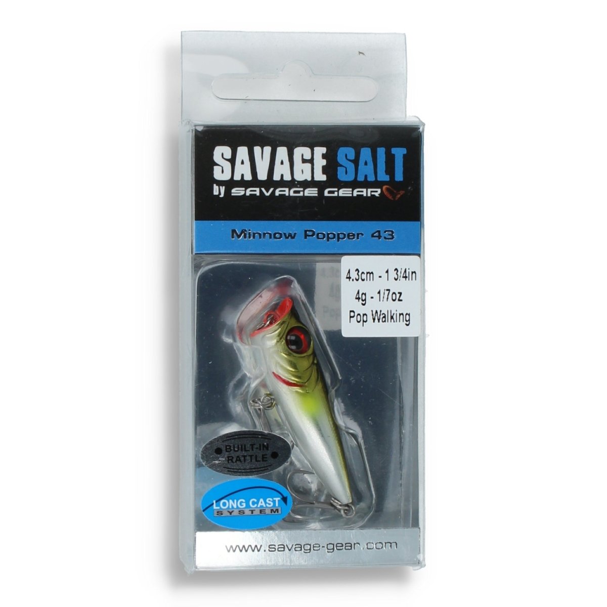 Savage Gear Minnow Popper 43 F Mirror Ayu - Topwater