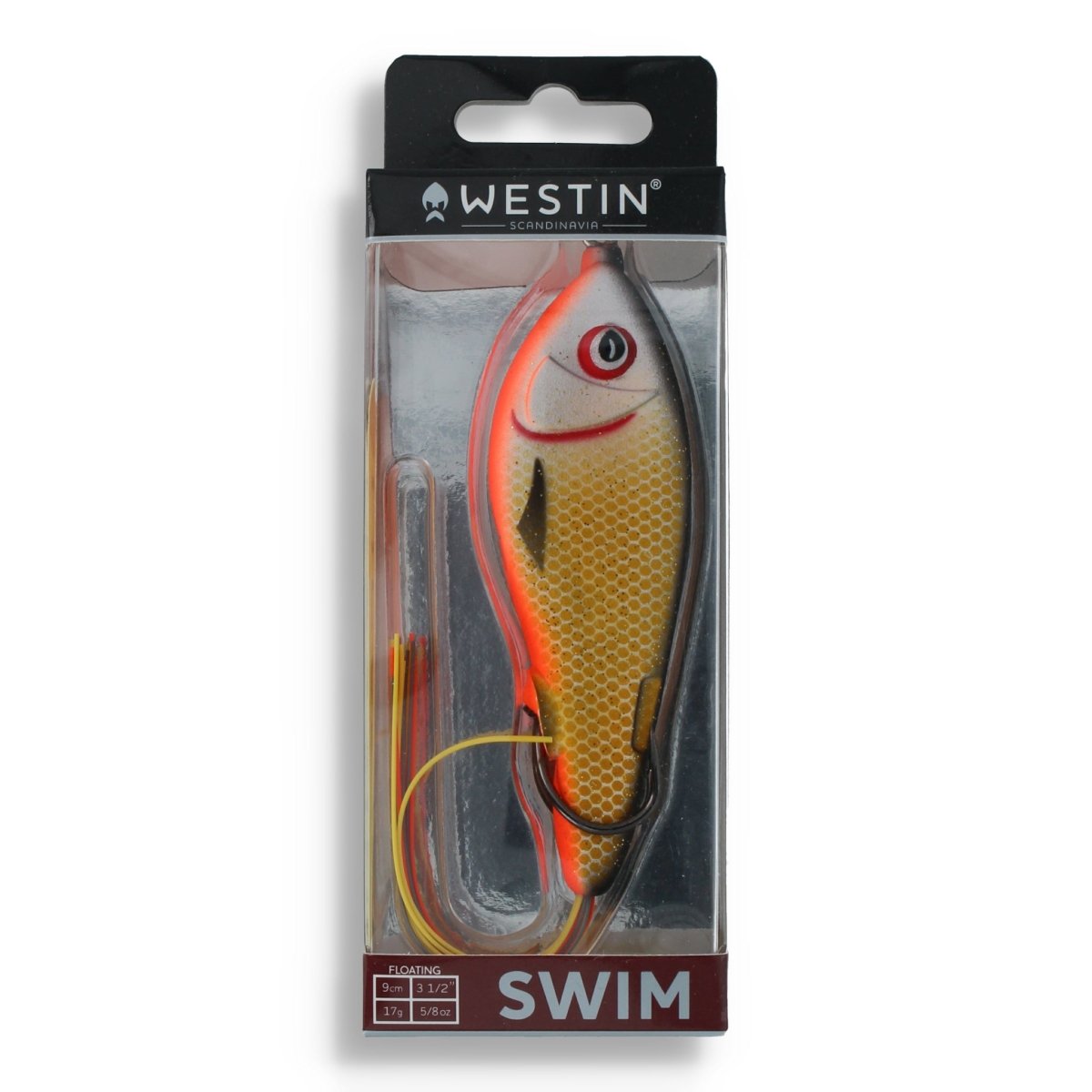 Westin Swim Hollowbody 9cm (3,5") - Floating Official Roach - Kunstköder