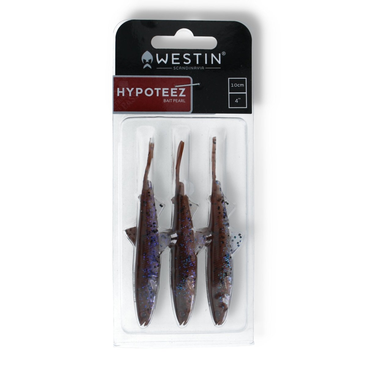 Westin Hypoteez 4" V Tail Bait Pearl - Kunstköder