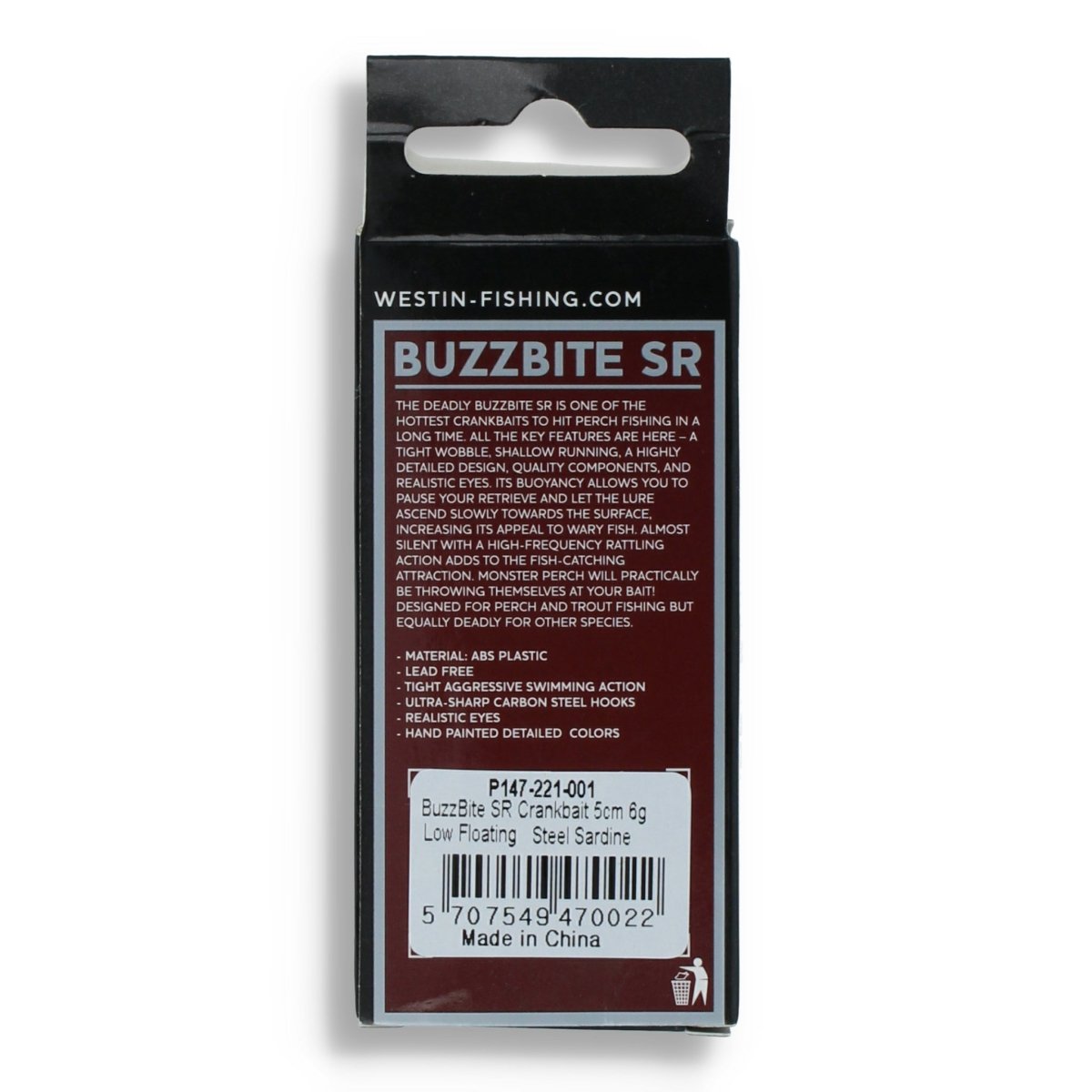 Westin Buzzbite SR 2" Steel Sardine - Kunstköder