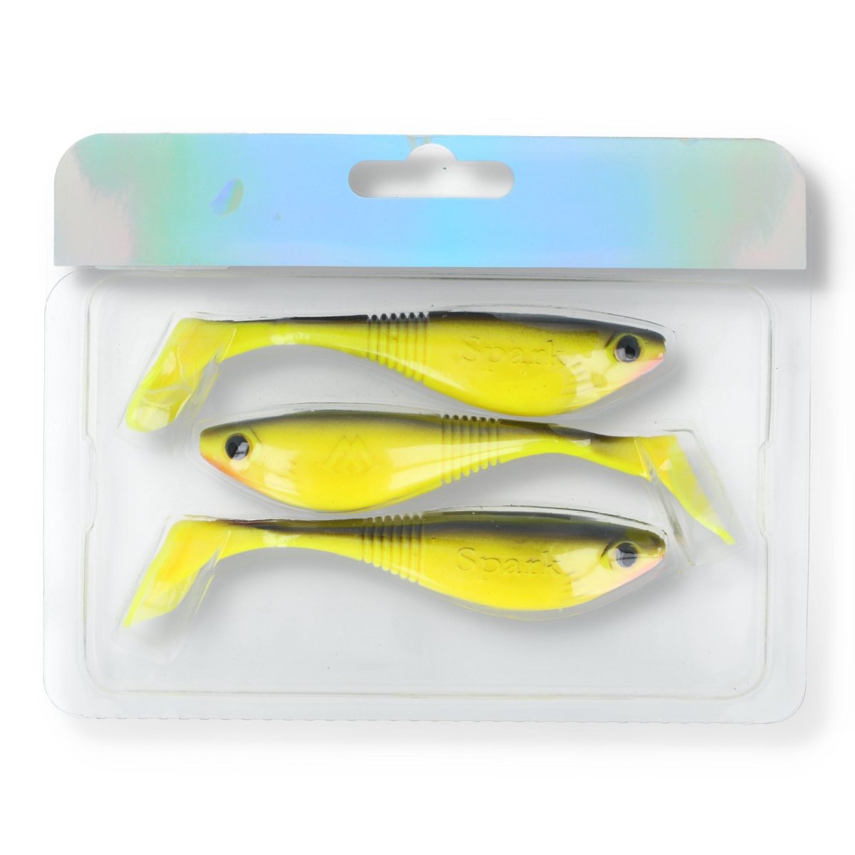 Mikado Spark 4" 69 Black Yellow - Kunstköder