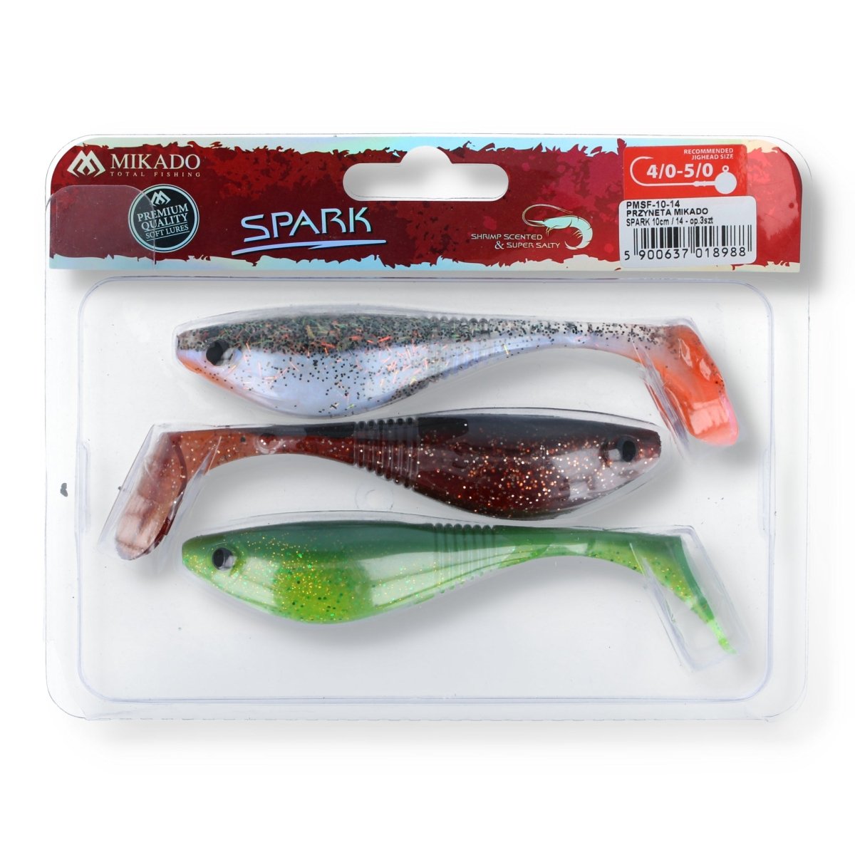 Mikado Spark 4" 14 Mix - Kunstköder