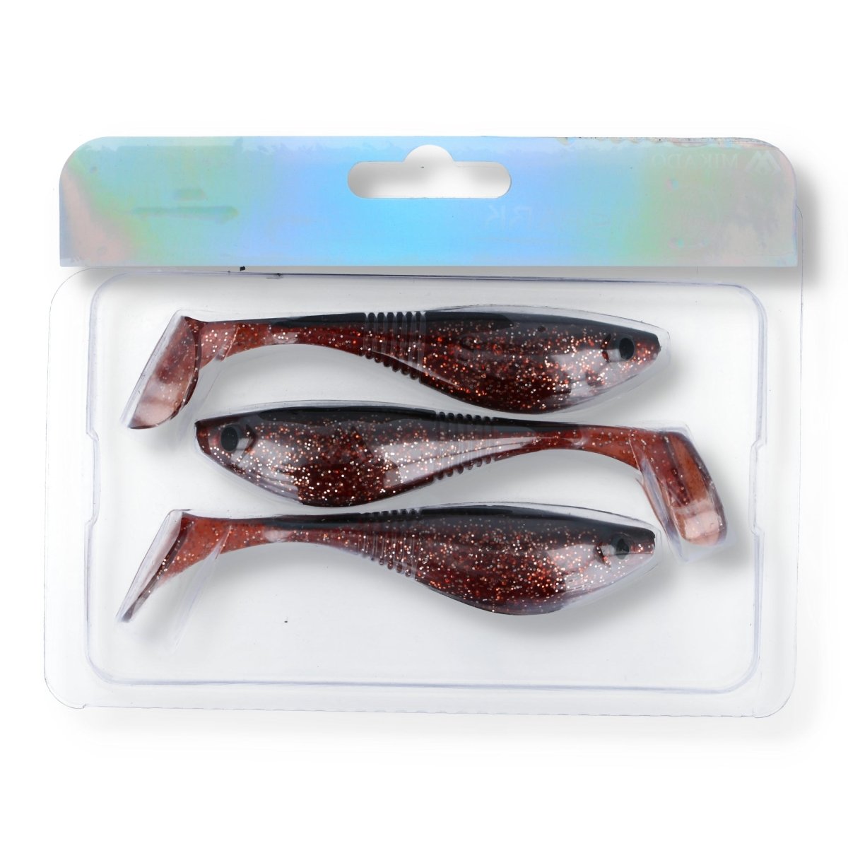 Mikado Spark 4" 14 Black Motoroil - Kunstköder