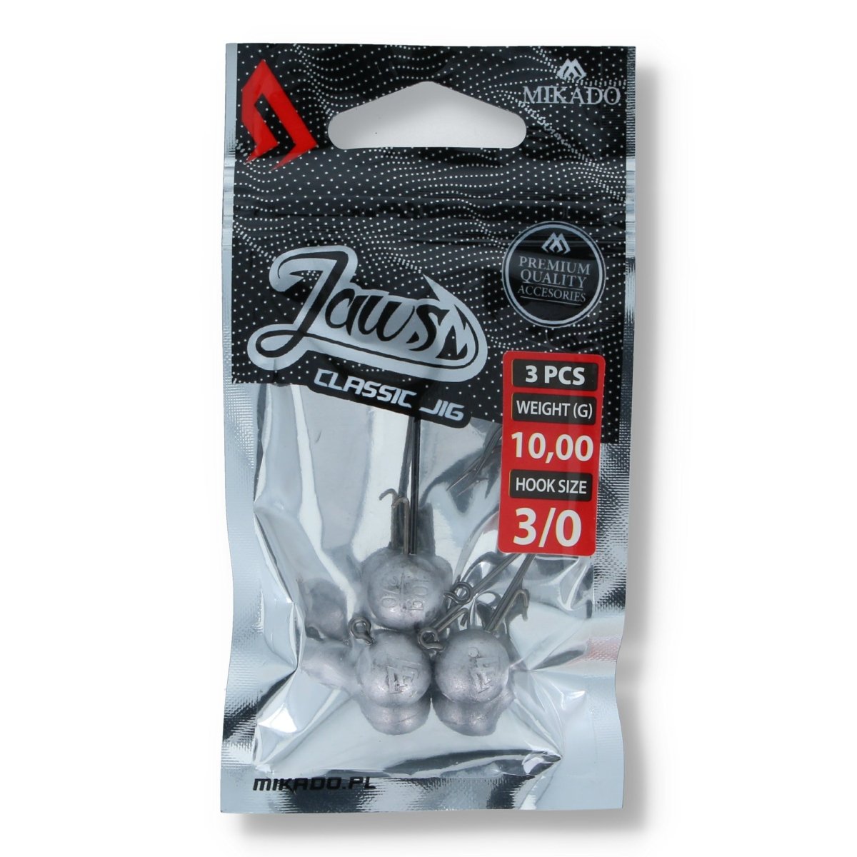 Mikado Jaws Classic Jig 3/0 10g - Haken & Zubehör