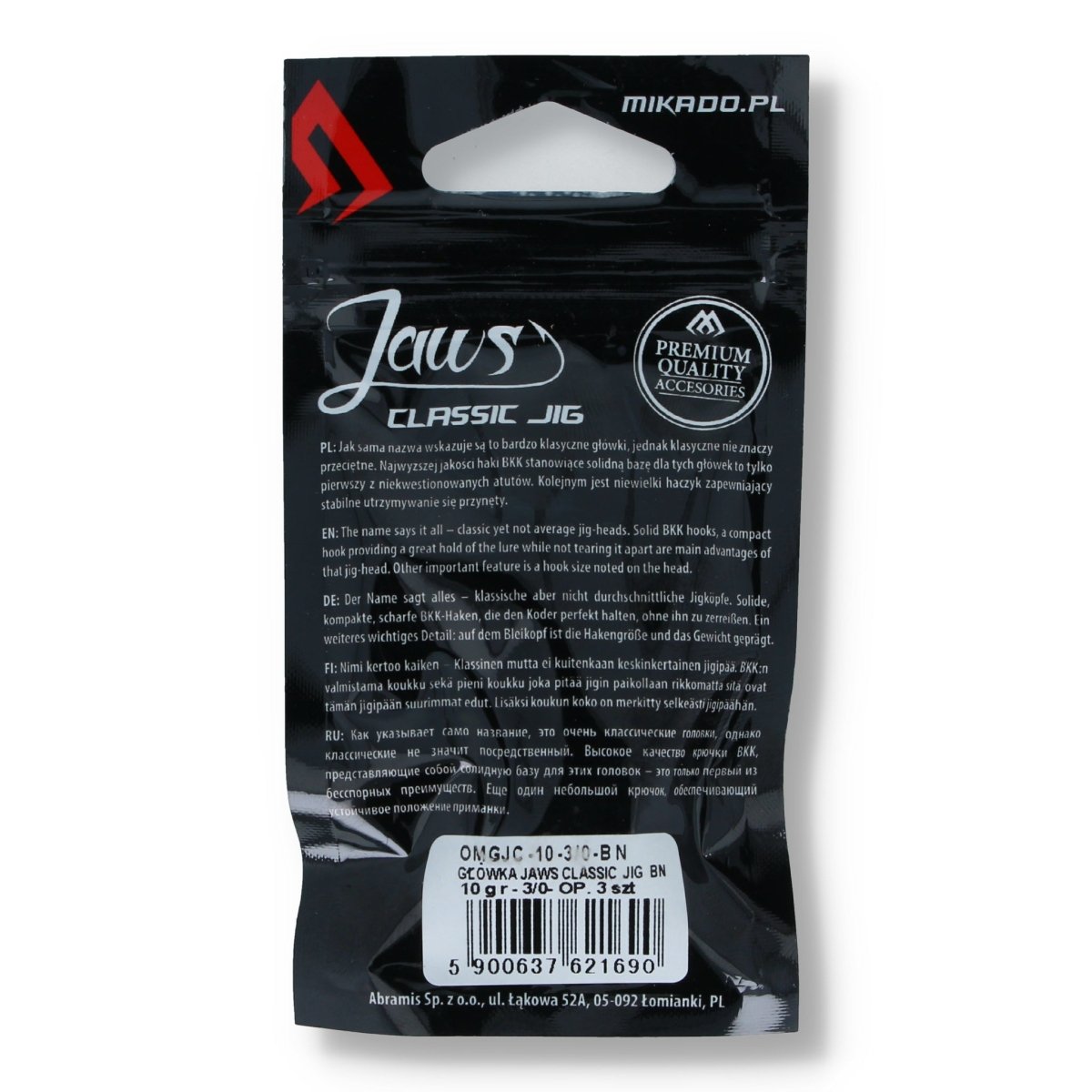 Mikado Jaws Classic Jig 3/0 10g - Haken & Zubehör