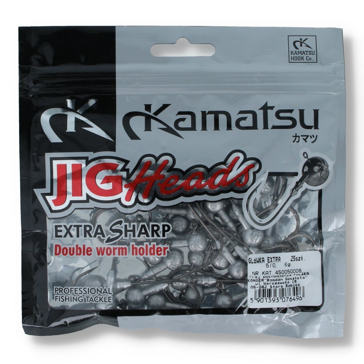 Kamatsu Jig Heads Double Worm Holder 5/0 6g - Haken & Zubehör