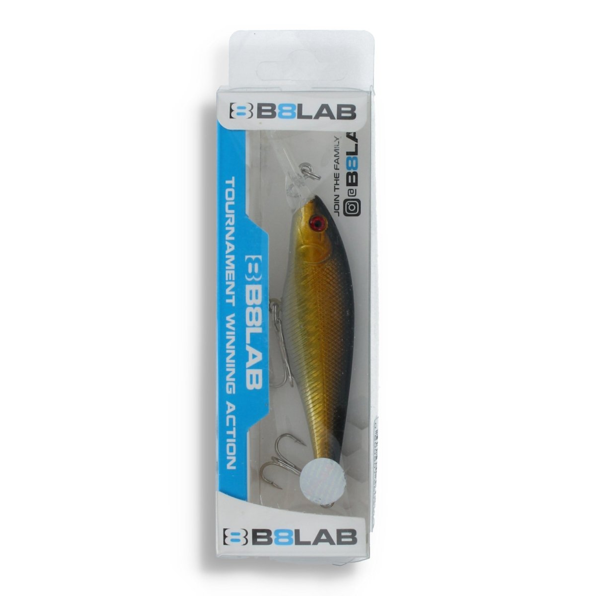 B8LAB Deeper Creepr 4,3" Gold Shiner - Kunstköder