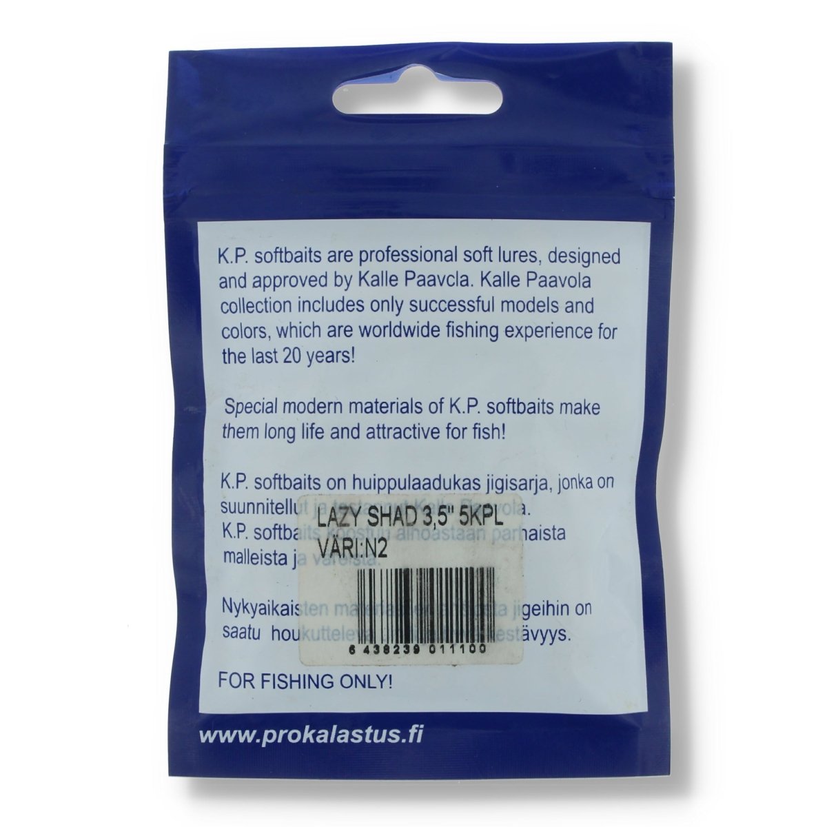 K.P BAITS Softbaits Lazy Shad 3,5" N2 - Kunstköder