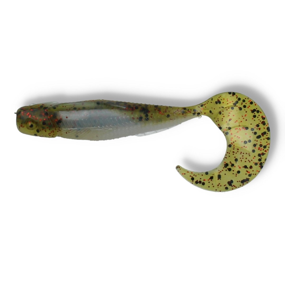 Major Fish K.P Baits Mud Minnow 3,5" Brown White - Kunstköder