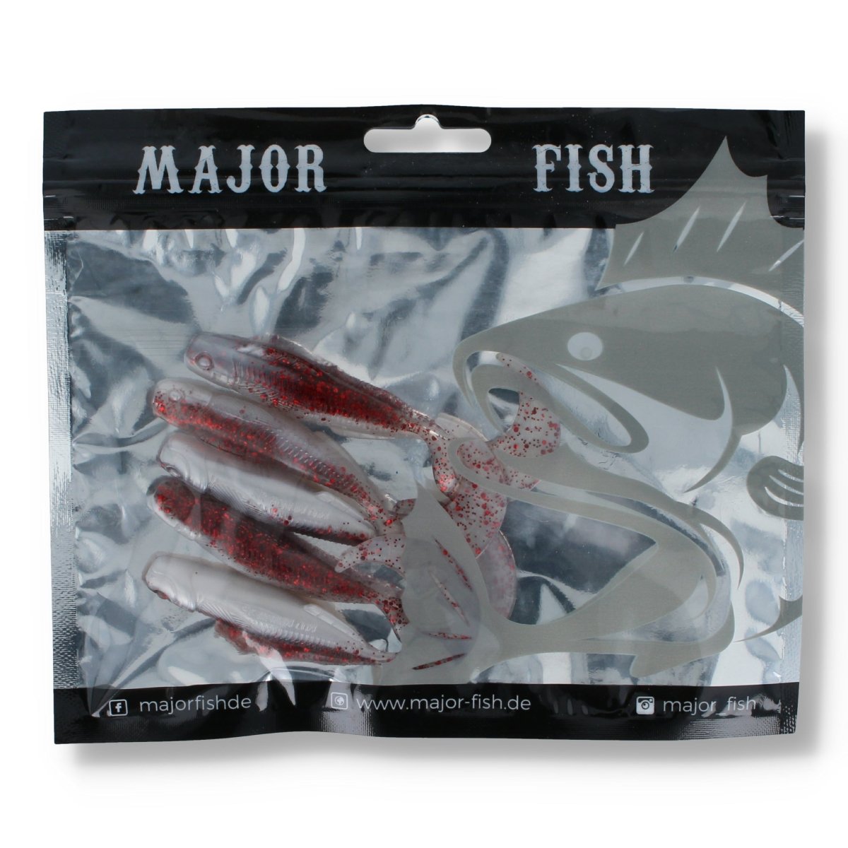 Major Fish K.P Baits Mud Minnow 3,5" Bordeaux Dawn - Kunstköder