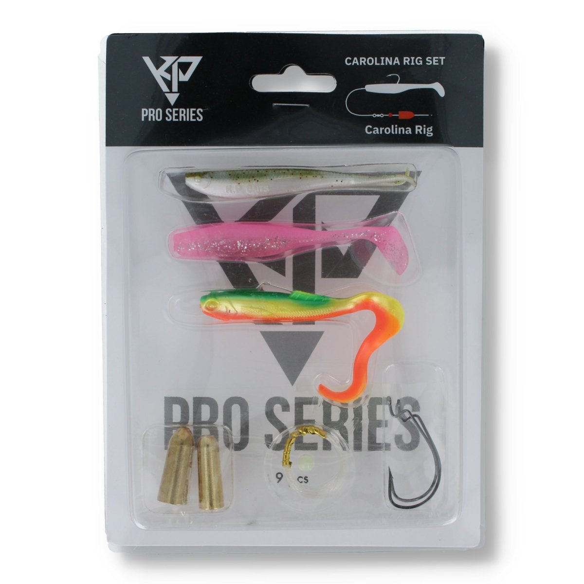 K.P Baits Pro Series Carolina Rig Set Mix - Kunstköder