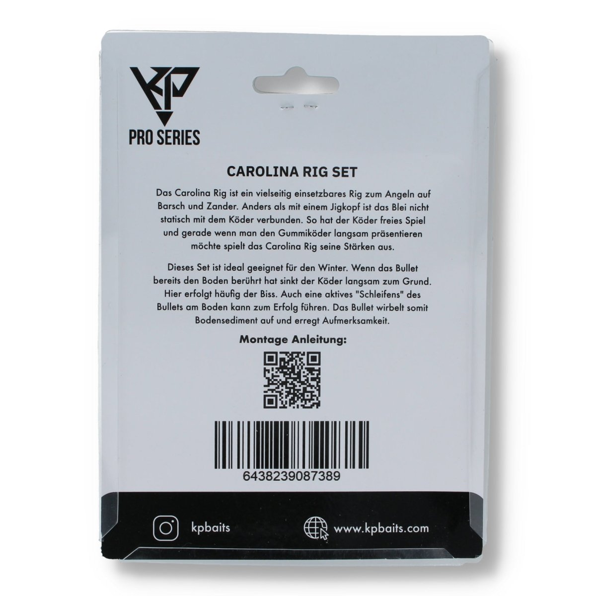K.P Baits Pro Series Carolina Rig Set Mix - Kunstköder