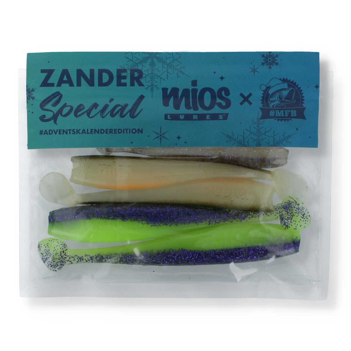 Mios Lures Zander Special 3" Mix - Kunstköder