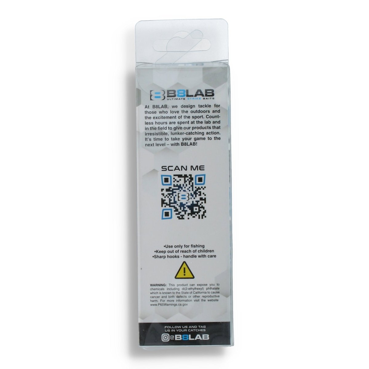 B8Lab Lip Ripp - R 2,2" Gun Metal Shiner - Kunstköder