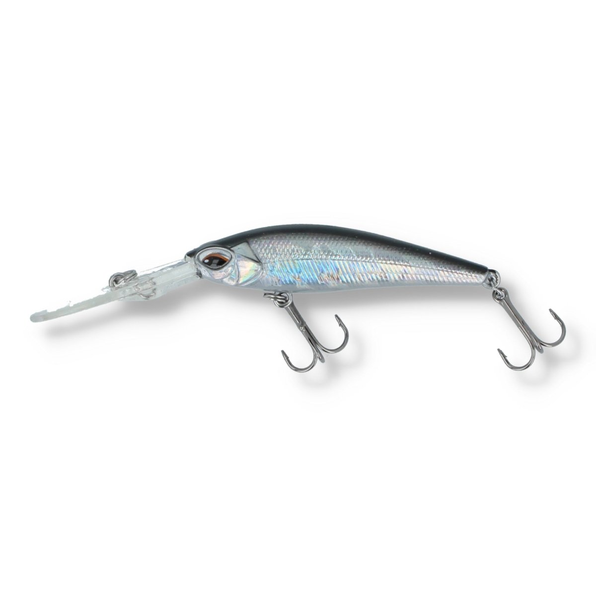 B8Lab Lip Ripp - R 2,2" Gun Metal Shiner - Kunstköder