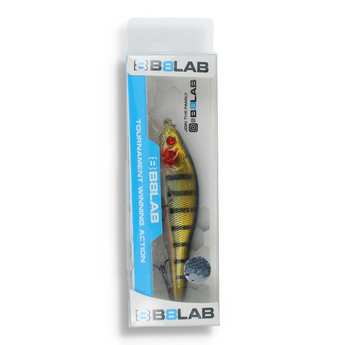 B8LAB Pig Pounder Jr. 3,2" Lazer Perch - Kunstköder