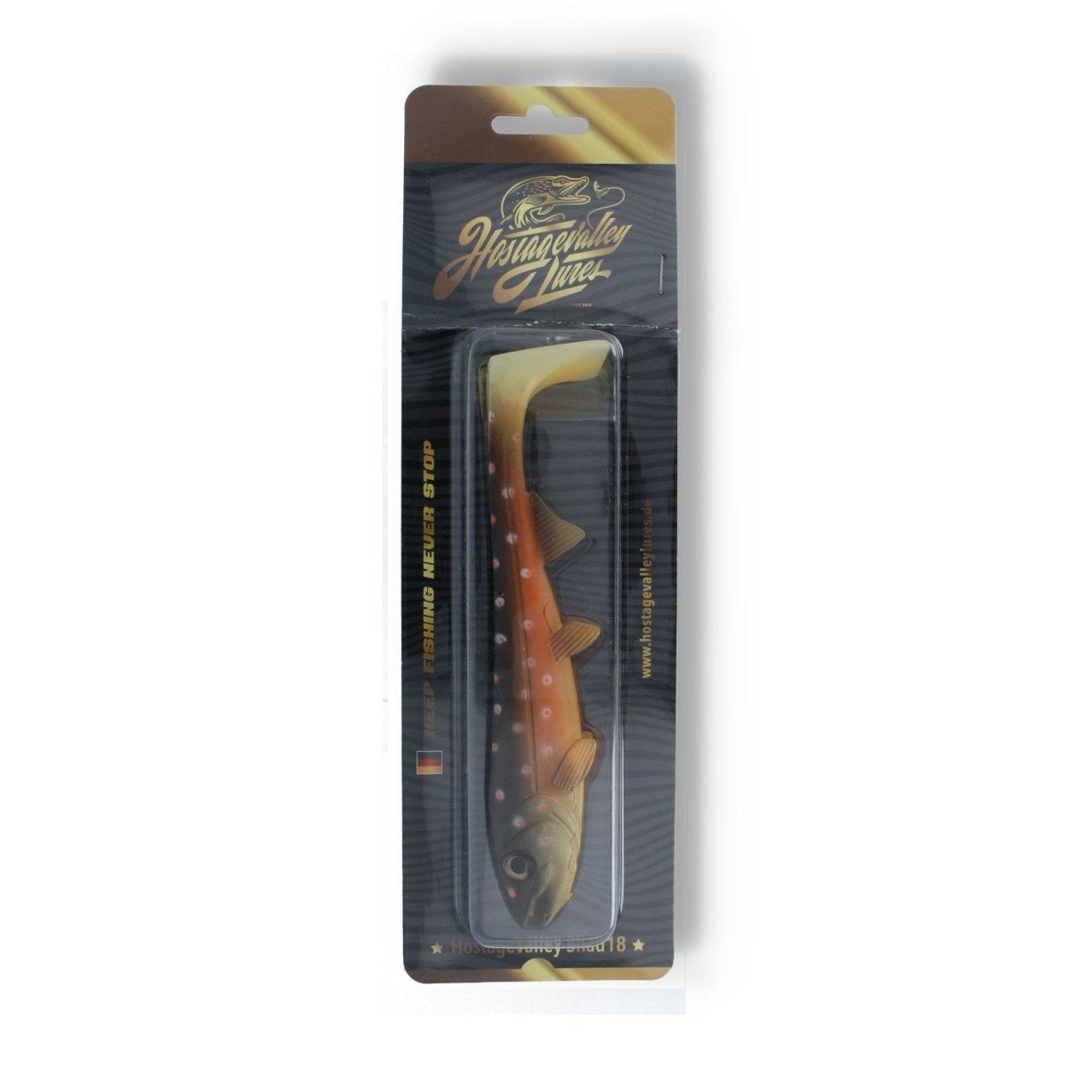 Hostagevalley Lures Shad 7" UV Saibling - Kunstköder