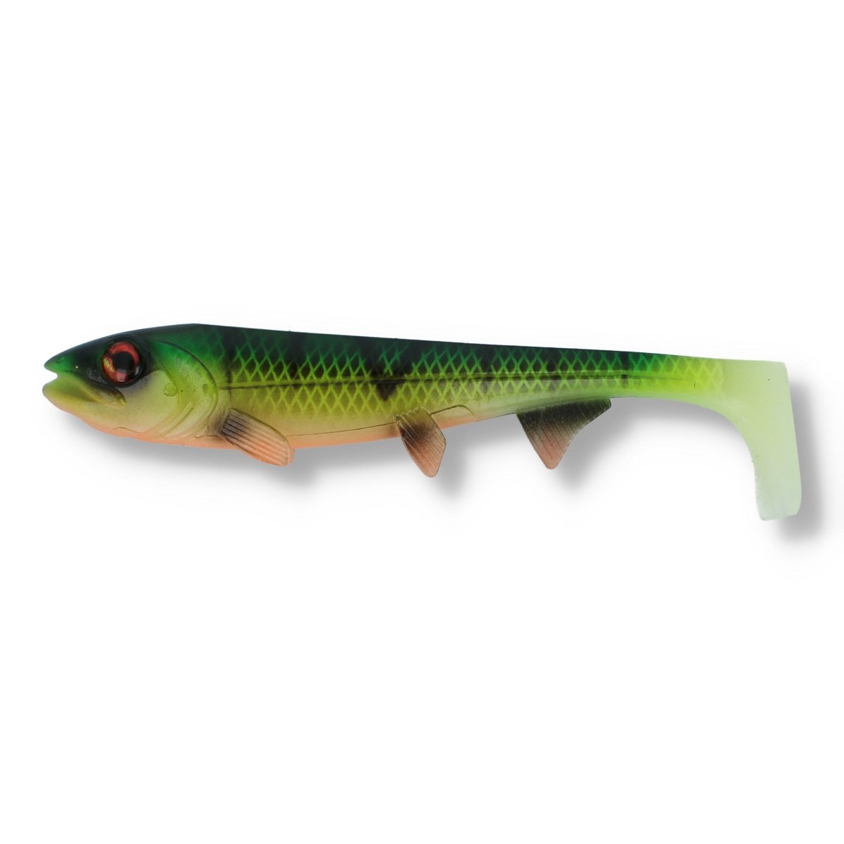 Hostagevalley Lures Shad 7" Bright Firetiger - Kunstköder