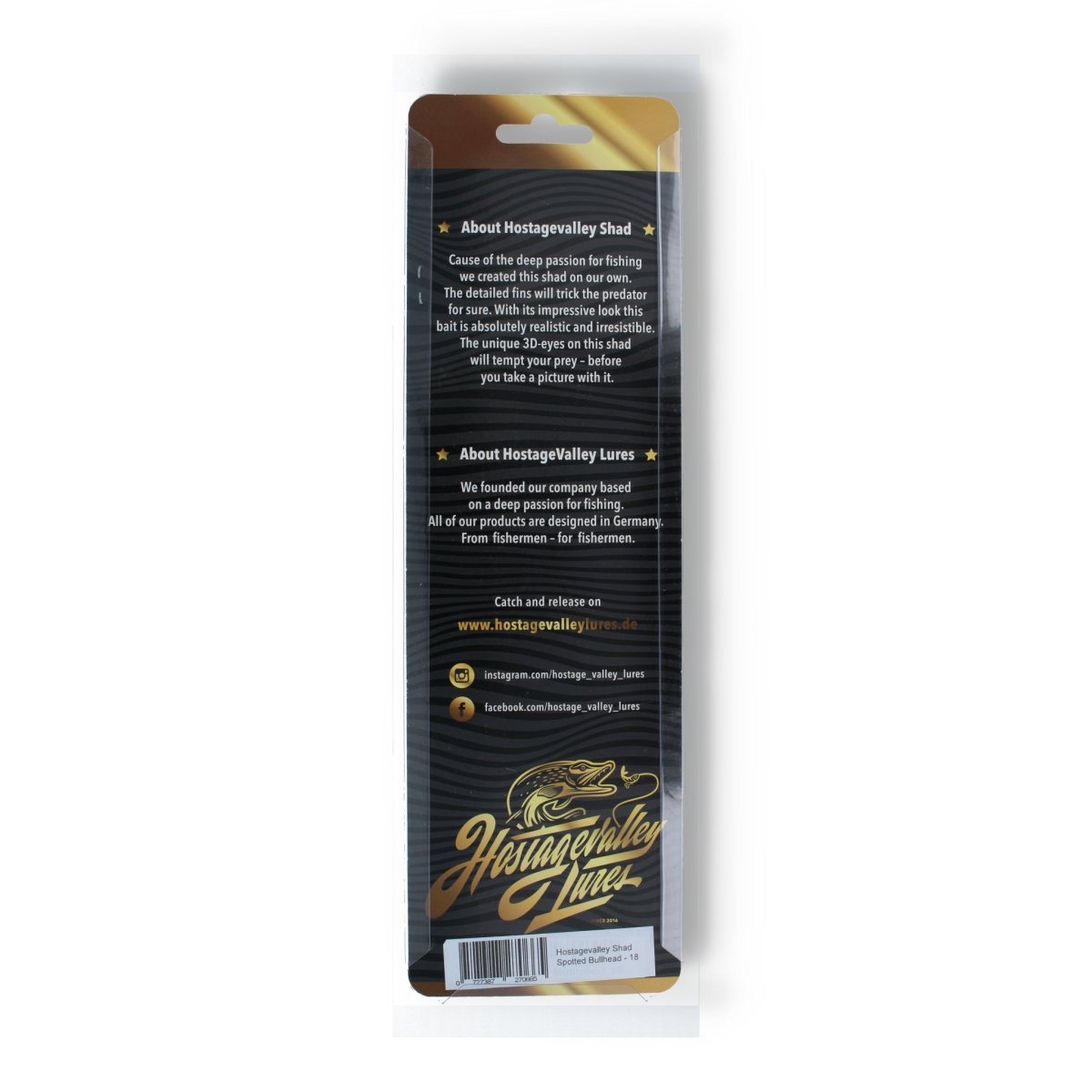 Hostagevalley Lures Shad 7" Spotted Bullhead - Kunstköder