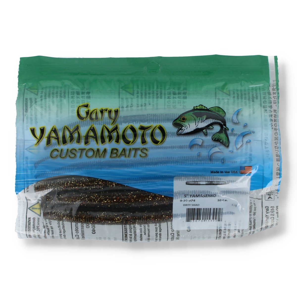 Gary Yamamoto Yamasenko 5" DIRTY SHAD - Kunstköder