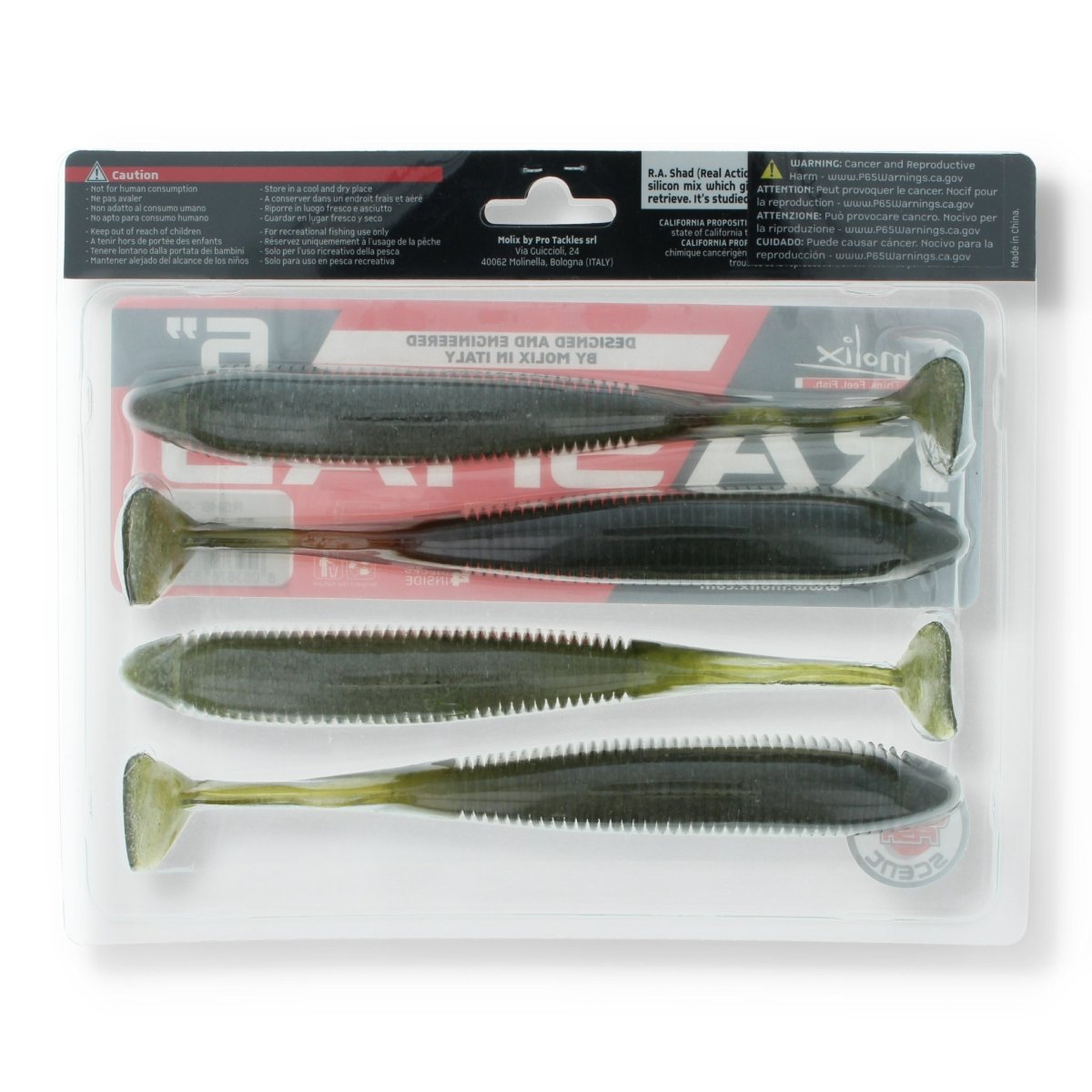 Molix Real Action RA Shad 6" 08 Alburno Shad - Kunstköder