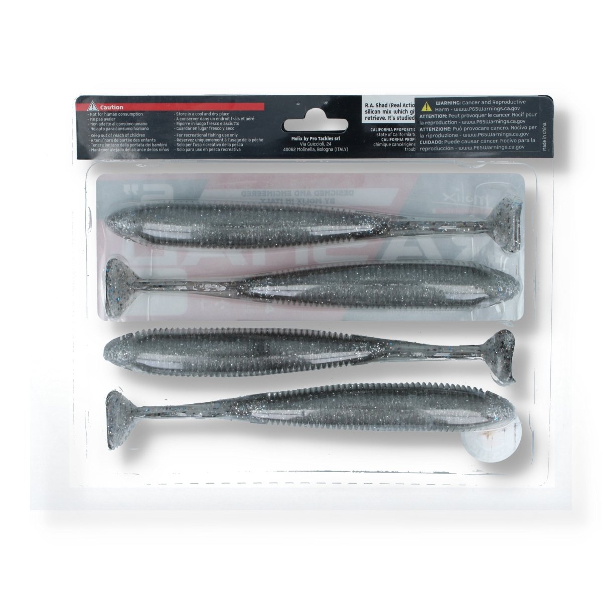 Molix Real Action RA Shad 6" 97 Ghost Blue Gil - Kunstköder