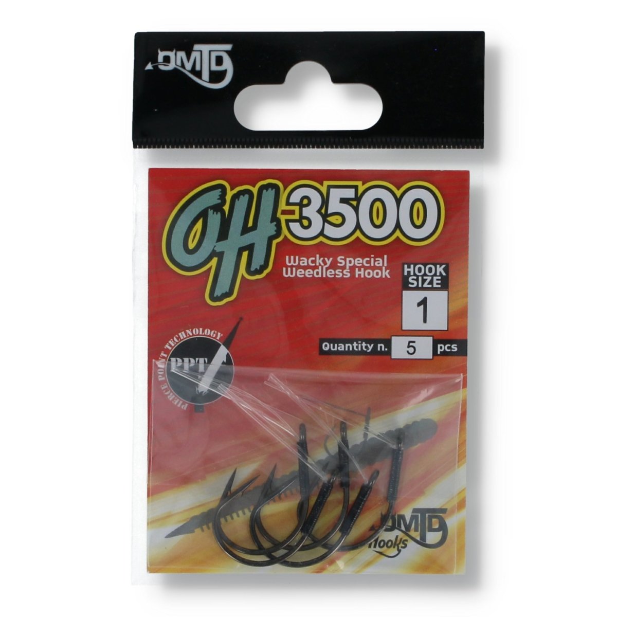 OMTD OH3500 Wacky Special Weedless Hook 1 - Haken & Zubehör