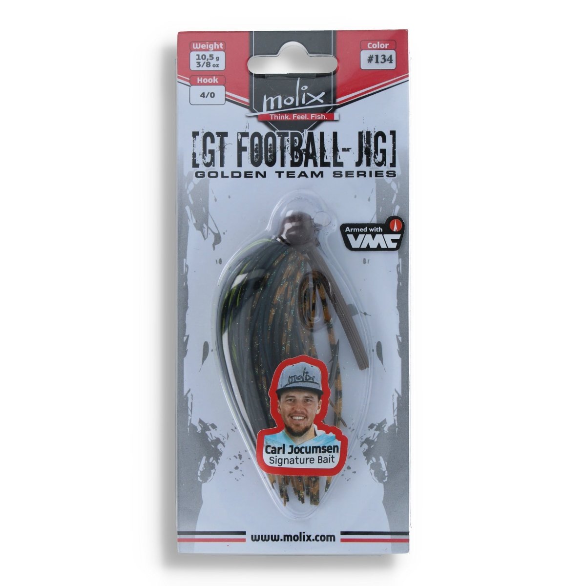 Molix GT Football - Jig 10,5g 134 Missouri Craw - Haken & Zubehör