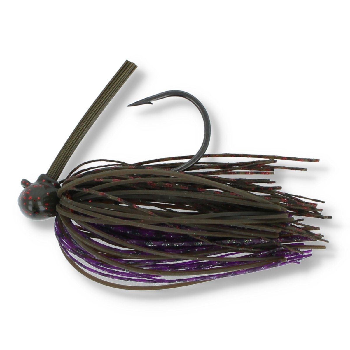 Molix GT Football - Jig 10,5g 127 Green Pumpkin Red / Purple - Haken & Zubehör