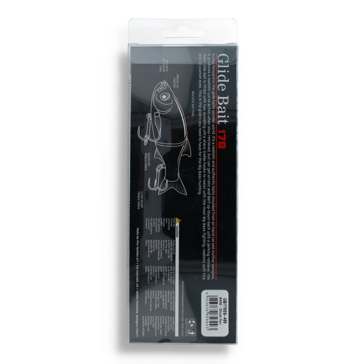 Molix Glide Bait 178 7" 458 Ghost Ayu - Kunstköder